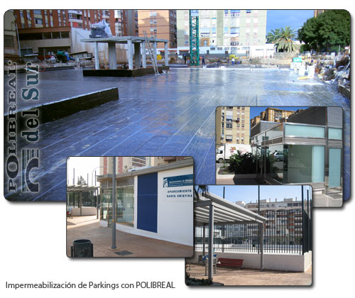 Parkings impermeabilizados con POLIBREAL en Espa&ntilde;a